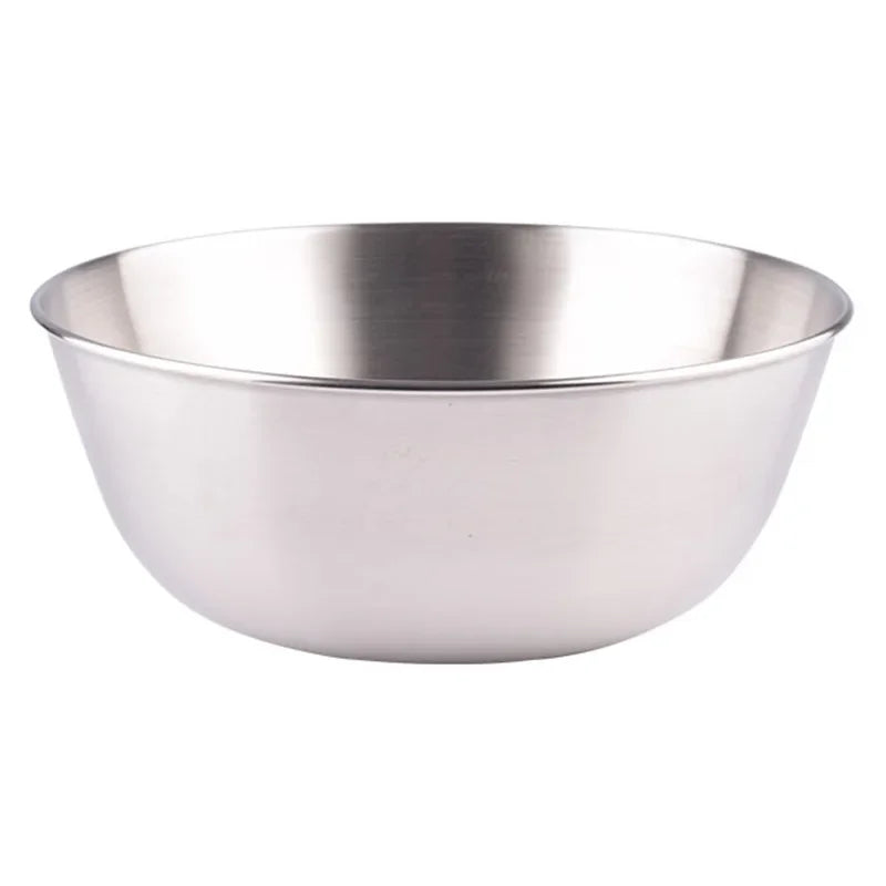 304 Stainless Steel Mixing Bowl Kitchen Anti-scalding Cooking Salad Bowls Set Egg Food Egg Mixer Bowl Baking Tools Tableware